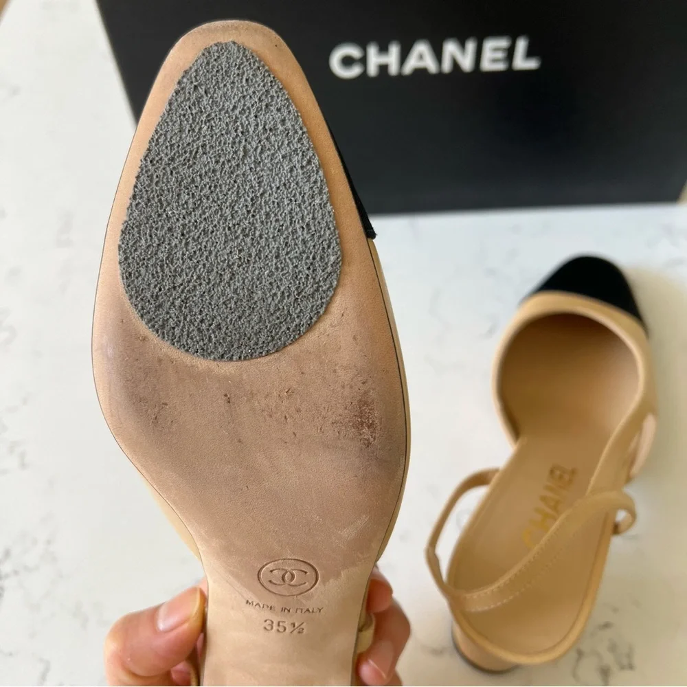 💯 AUTHENTIC CHANEL SLINGBACKS - Picture 7 of 8